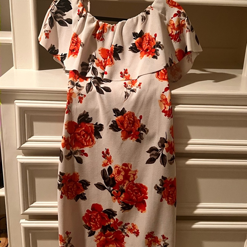 Floral Off-Shoulder Dress